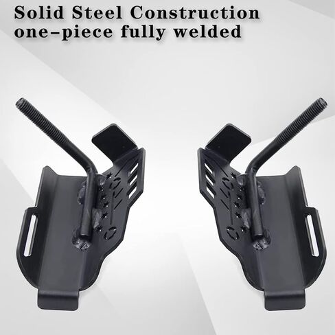 مفصلات الباب أوتاد القدم المعدنية الأمامية الخارجية أوتاد مسند القدمين المتوافقة مع Jeep Wrangler JK JKU JL JLU مع Gladiator JT 2007-2022 (زوج واحد) in Kuwait