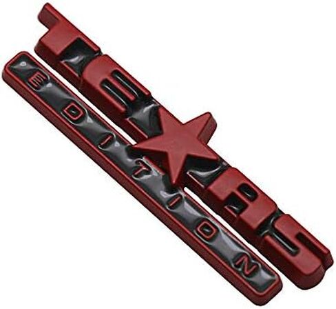 Small Size 1pcs Texas Edition Emblem Badge Dash Instrument Panel Replacement For Silverado ((Black Chrome)) in Saudi Arabia