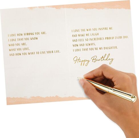 Hallmark Birthday Card for Daughter (Love That You're My Daughter) in Saudi Arabia