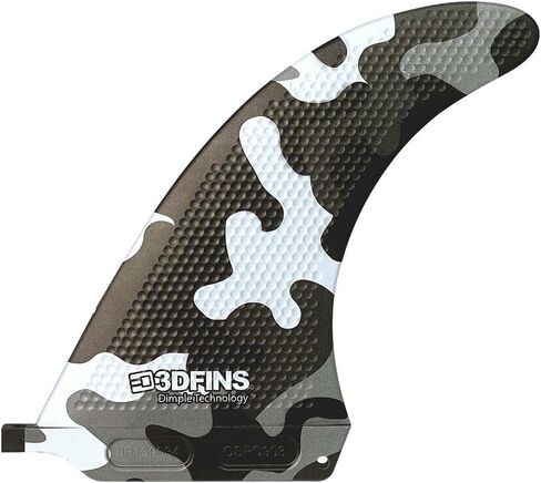 زعانف 3DFINS عالية الأداء من سلسلة GOHARD، قاعدة كلاسيكية 7 بوصة زعنفة واحدة للوحات SUP والألواح الطويلة - تقنية الدمل، المزيد من السرعة والمزيد من القيادة in Saudi Arabia