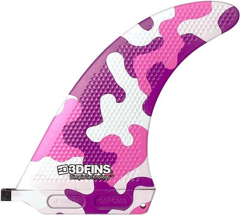 زعانف 3DFINS عالية الأداء من سلسلة GOHARD، قاعدة كلاسيكية 7 بوصة زعنفة واحدة للوحات SUP والألواح الطويلة - تقنية الدمل، المزيد من السرعة والمزيد من القيادة in Kuwait