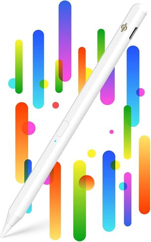 قلم KABCON Stylus متوافق مع iPad 2018-2023، قلم iPad مع إمالة، رفض راحة اليد، مغناطيسي، لجهاز iPad 6th/7th/8th/9th Gen، iPad Mini 5th/6th Gen، iPad Pro 11"/12.9" الجيل الثالث، iPad Air الجيل الثالث/الرابع in Kuwait