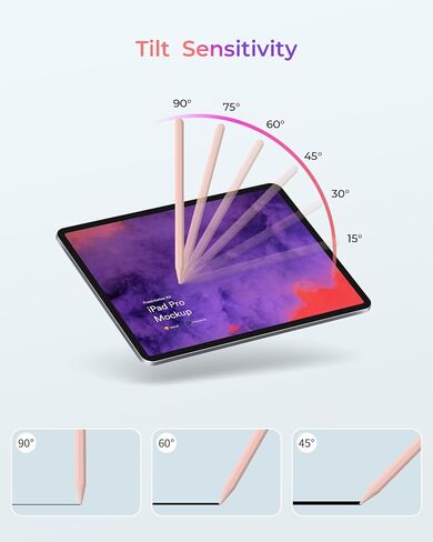 Stylus for iPad Pencil 2nd Generation - Replacement for Apple Pencil 2nd Generation Wireless Charging, Pencil for iPad Pen for iPad Pro 11" 1/2/3/4, iPad Pro 12.9" 3/4/5/6, iPad Air 4/5, iPad Mini 6 in Saudi Arabia