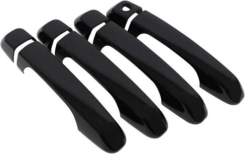 NewYall Black Exterior Door Handle Covers Trim for Toyota 4Runner 2010-2023 No Smartkey Holes Outer Outside Front Rear Left Driver and Right Passenger Side Accessories in Saudi Arabia