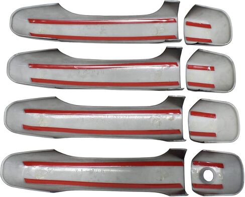 NewYall Black Exterior Door Handle Covers Trim for Toyota 4Runner 2010-2023 No Smartkey Holes Outer Outside Front Rear Left Driver and Right Passenger Side Accessories in Saudi Arabia