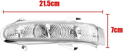 1Pair Mirror Turn Signal, Rearview Side Mirror Turn Signal Indicator Smoke Lens Replacement Comaptible for Mercedes Benz W215 CL215 W220 99-03 W220 S500 Mirror Turn Signal 2002 Cl500 Mirror Lights in Saudi Arabia
