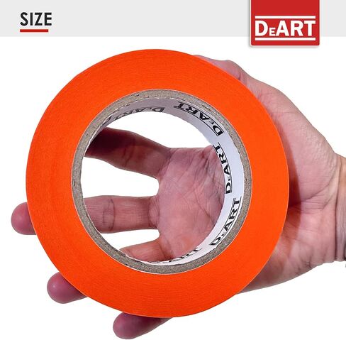 Masking Tape - EXTRA LONG 1008 FEET x 1 Inch - Painters Tape Assortment, 6 Color Painter Tape Rolls, Colored Labeling Paper Tape for Bullet Journals Party Decorations DIY Craft Artist Tape Art Tape in Saudi Arabia