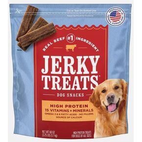 Jerky Treats American Beef Dog Jerky Treats,60 oz