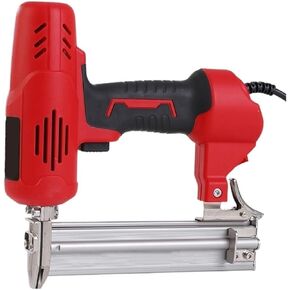 Pneumatic Upholstery Stapler Heavy-Duty 2600W F30 Electric Nail Gun and Stapler Furniture Nail Gun Carpentry Construction Power Tools(Straight Nail 3000pc)