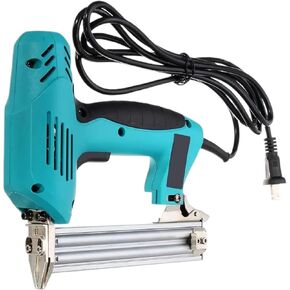 Oil-Free Pneumatic Staple Gun Heavy-Duty Stapler 220V 2000W Electric Straight Nail Gun 10-30mm High Power Heavy-Duty Woodworking Tool Electrical Staple Gun