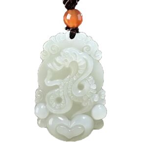 12. Snake Renewal Pet Charm – Jade Ring for Cyclical Growth for Daily Joy