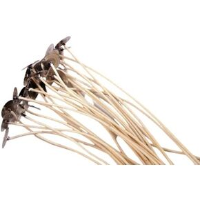 Pre-Tabbed 51-32-18 Zinc Core Candle Wicks ~ 6" Long, 50 Pcs