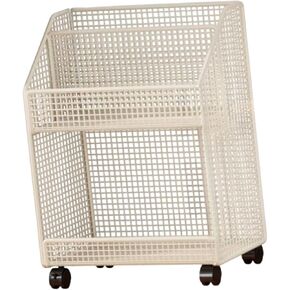 Rolling File Cart Storage Rack, Under Desk File Organizer Cart, Mobile Bookshelf for Bathroom, 3 Layer