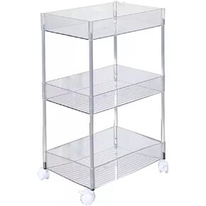 Book Desk Cart Mobile Bookshelf Under The Desk Book Bag Storage Shelf Office Trolley Utility Rolling Cart