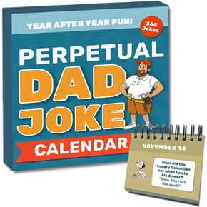 That's So Dad Dad Joke Calendar | Perpetual Desk Calendar for Father's Day Gift, 365 Days of Jokes, Funny Birthday Gag Present For The New Dads