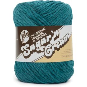 Lily SUGAR N CREAM SB Yarn, Teal