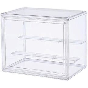Blind Box Fully Transparent Display Shelf Acrylic Step-Style Stackable Desktop Display Box Multifunctional Large Capacity Dustproof Storage Box