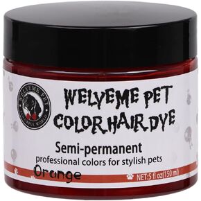 Semi-Permanent Dog Hair Dye, Food-Grade Pigment Dog Dye, Pet Hair Dye Used by Grooming Salons, Cats and All Pets Can be Bathed