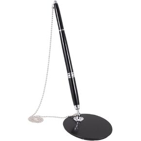 Angoily Counter Security Pen Signature Pen with Steel Construction Theft-resistant for Reception Bank Hotel Desk