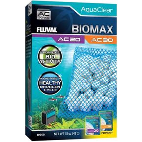 Fluval - BioMax لمرشح الطاقة AC20 / AC30 ، 1.5 أوقية / 42 جم - للاستخدام في أحواض المياه العذبة والمياه المالحة