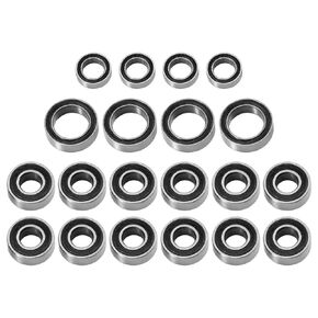 RC Spare Part Compatible with Tamiya for TT01 TT-01E for TT-02B TT-01D 1/10 RC Car Upgrade Parts Accessories 20pcs Sealed Bearing Kit