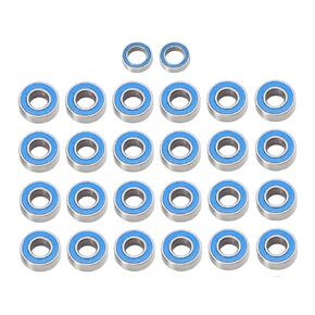 RC Spare Part Compatible with Tamiya for GF01 RC Car Upgrade Modification Replacement Parts Accessories 26pcs Sealed Bearing Kit