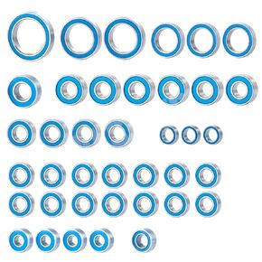 RC Praff Part متوافق مع TRX4 لبرونكو 1/10 RC CARLER PARTS Accessories 39PCS WHELE HUB AXLE BLUE SELEDED SET