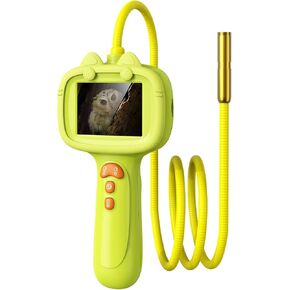 Kids Borescope with Light - Educational Science Exploration Toy Kit | Inspiring Gifts for Boys & Girls Ages 3~12 | Perfect for Camping, Nature Activities, Birthday & Christmas (Green)