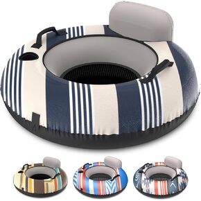 GoSports WOVN River Tubes with Premium Canvas Covers - Choose Your Style - Heavy Duty Floats for Rivers, Lakes, & Pools