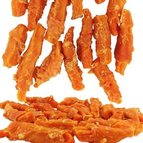 Chicken Wrapped Sweet Potato Jerky Dog Treats, Gluten & Grain Free Dog Chews for Puppy and Small Dogs