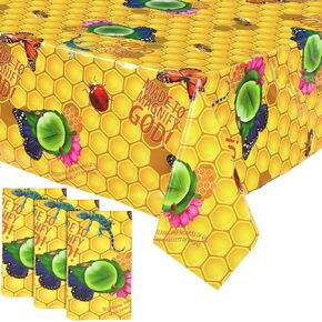 Oudain 3 Pack VBS 2025 Tablecloths VBS 2025 Decorations Backdrop Decoration for Bible School or Sunday School Party Classroom Booth Props