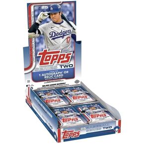 New 2025 Topps Baseball Series 2 - Hobby Box - Trading Cards Includes 240 Cards, 1 Autograph or Relic Card