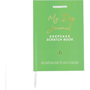 Gift Republic Personalised Dog Journal Scratch Book | Interactive Activity Journal with Scratch-Off Panels | Keepsake Gift for Dog Lovers & Their Pets