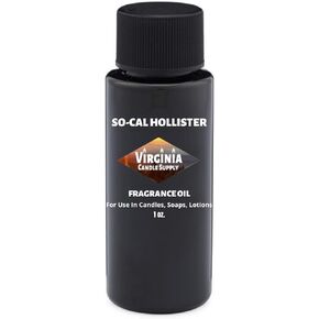 So Cal Hollister Type Fragrance Oil (Our Version of The Brand Name) (1 oz Bottle) for Candle Making, Soap Making, Tart Making, Room Sprays, Lotions, Car Fresheners, Slime, Bath Bombs, Warmers…
