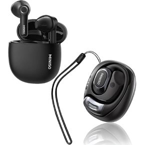 MINISO MS156&X52 AI Translator Earbuds Real Time Multi-Function Wireless Bluetooth 5.4 Earbuds 35 Languages & Accents Translation Earbuds with APP for iOS & Android Black