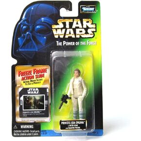 Star Wars: Power of The Force Freeze Frame Princess Leia Organa in Hoth Gear Action Figure