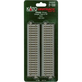 Kato 2-130 HO Unitrack 174mm 6 7/8in Straight 4pcs