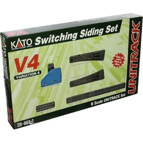Kato USA Model Train Products V4 UNITRACK Switching Siding Set