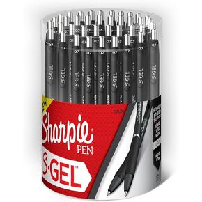 SHARPIE S-Gel Gel Pen, Medium Point, Black Ink, 36/Pack (2096180)