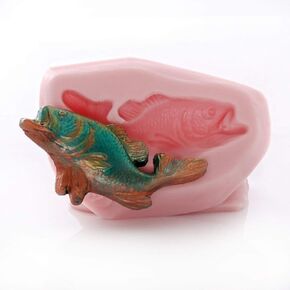 Small Fish Silicone Mold Food Safe Fondant Chocolate Candy Resin Polymer Clay Craft Jewelry Food Mold