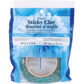 Floral Sticky Clay 4'-Green