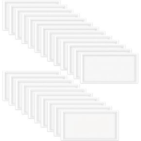Adhesive Pockets, Clear Label Holder Labels for Storage Bins for Organizing (4 * 2, Piece, 100)