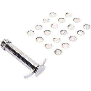 Clay Extruder, Clay Tools with 19 Discs Zinc Alloy Different Patterns Polymer Clay Tools for DIY Craft Paint Crafts