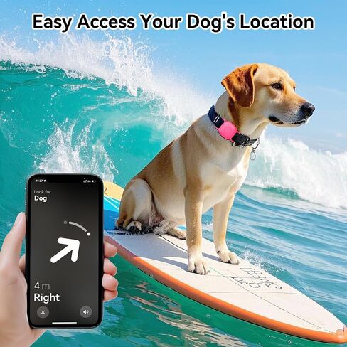 2-Pack Dog Collar Holder for Tile Life360 Mate (2024) 2022 Tracker, Waterproof Silicone Cover Full-Body Protective Case for Tile Mate Tracker Cat Collar, Ultra Durable, Scratch Resistant, Neon Pink in Saudi Arabia