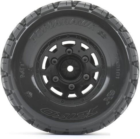 1/10 SC الإطارات المربوطة (2) مع محولات نوبات: Traxxas Slash/Arrma Senton/Pro-Line SC/Associat in Kuwait
