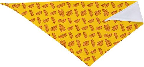 I'm Just Here for The Hot Dogs,Reversible Triangle Bibs Pet Scarf, Holiday Party Photography Props (hot Dog) in Saudi Arabia