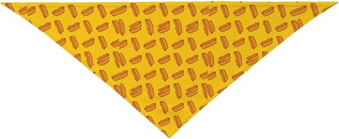 I'm Just Here for The Hot Dogs,Reversible Triangle Bibs Pet Scarf, Holiday Party Photography Props (hot Dog) in Saudi Arabia