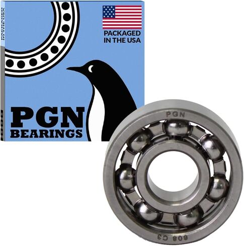 10 (Ten) Fidget Spinner Bearing, 608 Open, Chrome Steel Bearing Balls, 8x22x7, Ball Center Replacement Part Kit in Kuwait