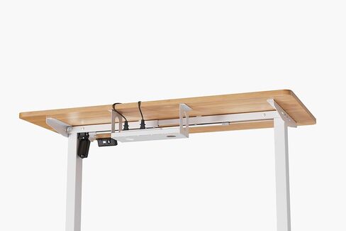 Electric Standing Desk Frame Adjustable Height, Stand up Home Office Desk Frame, 36 to 51 Inches Sit Stand Desk Frame with Memory Preset (White) in Saudi Arabia