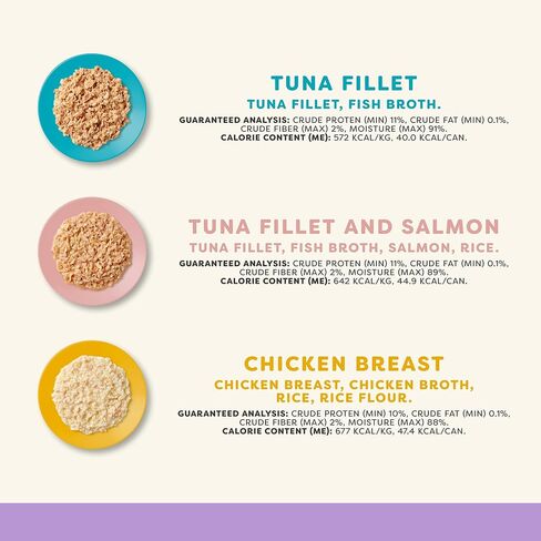 Applaws Natural Wet Cat Food in Broth, Limited Ingredient Canned Wet Cat Food, No Additives, Made with Natural Ingredients, Kitten Variety in Broth Cans (16 x 2.47oz Cans) in Saudi Arabia